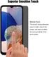 (3 Pack) Anti Spy Private Tempered Glass Film Privacy Screen Protector & (3 Pack) Camera Lens Protector for Samsung