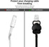 Compatible iPhone 18W/20W USB-C Charger Cover, Clear Lovely 3D Love Heart with Waves Design Soft Charger Protector for