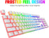 Pudding Keycaps Double Shot PBT Keycap Set, Translucent Layer for 104 87 61 Keys RGB Backlit Mechanical Keyboards