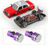 SCX10 4WD 1:10 4 Pack Joyzan RC Magnetic Body Post, Alloy Stealth Invisible Body Shell Mount Column Strong Clips Magnet