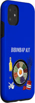 Cultural Food Kits for Asian Food Cultures T-Shirt 11 Bibimbap Kit Food Korean Cuisine Culinary Art Case for iPhone