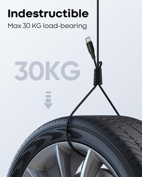 Long USB C Cable, 20FT Premium Nylon Braided USB A to USB C Fast Charging Cord for Macbook/PS5