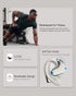 5.4 w/16.2mm 50H 3 IPX5, Open Ear Headphones, Dynamic Bass Boost Bluetooth Air Conduction Wireless Earbuds Large
