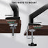 WALI 13-34 inch 32 inch, 26.4lbs, 75/100mm (GSMP001N), Single Monitor Mount for Screens, Adjustable Single Monitors