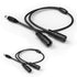 Varbmt 2 Pack 60CM DC 5.5mm x 2.1mm Power Supply Y Splitter Adapter