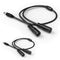 Varbmt 2 Pack 60CM DC 5.5mm x 2.1mm Power Supply Y Splitter Adapter