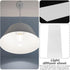 Light Diffuser Acrylic Panel for Ceiling Lighting Semi-transparent Diffuser Plate for Even Led Illumination Easy