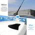 SWPHRT Car Shark Fin Antenna Cover, Vehicle Top Roof Aerials AM FM Radio Signal Base with Adhesive Tape, Automotive