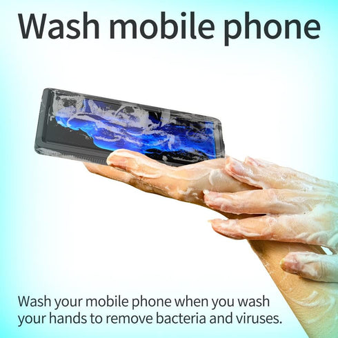 Designed for Galaxy S22 Ultra, Waterproof Case with Built-in Screen Protector, Full Body Shockproof Rugged Black