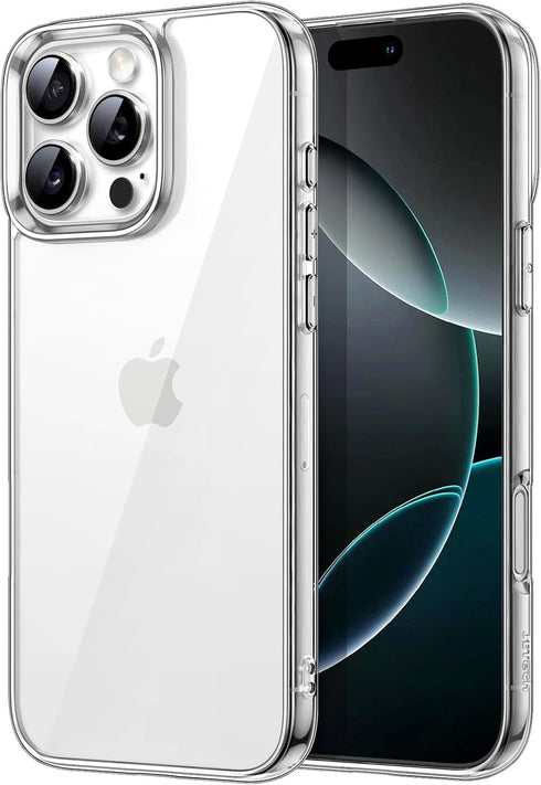 JETech Case for iPhone 16 Pro 6.3-Inch, Non-Yellowing Shockproof Phone Bumper Cover, Anti-Scratch