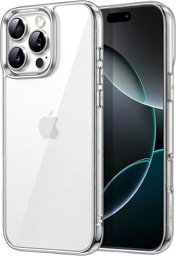JETech Case for iPhone 16 Pro 6.3-Inch, Non-Yellowing Shockproof Phone Bumper Cover, Anti-Scratch