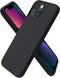 ORNARTO Compatible with iPhone 13 Mini Case, Slim Liquid Silicone 3 Layers Full Covered Soft Gel Rubber 5.4 inch