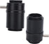 1X C Mount Adapter Lens, Alloy CTV Microscope Lens Camera Interface Adapters for Trinocular Stereo Microscope