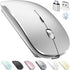 Rechargeable Bluetooth Mouse for Laptop, iPad Pro, MacBook, and Desktop Computers