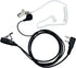 Walkie Talkie Earpiece with Mic PTT, 2 Pin Covert Acoustic Tube for Baofeng UV-5R, 2 Pack