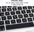 HRH Spanish Silicone Keyboard Cover for MacBook Air 13, MacBook Pro 13/15/17, iMac - Black Protector