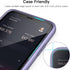 JETech 3-Pack Full Coverage Tempered Glass Screen Protector for iPhone 11/XR 6.1", Black Edge, HD Clear, Case-Friendly.