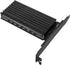SilverStone Technology ECM24-ARGB M.2 NVMe SSD NGFF M Key to PCIe x4 ARGB Adapter Card with Heatsink