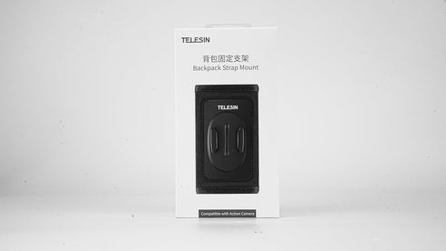 TELESIN Backpack Mount Clip for GoPro Max, Go Pro Hero 12 11 10 9 8 7 6 5, DJI Action 3 4, Insta360 X3 GO3 Ace Pro Bike