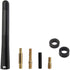 ONE250 Stubby Antenna for Jeep Wrangler JK JKU JL JLU Rubicon Sahara (2007-2024) & Gladiator (2007-2024) - Black