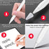OneCut 8 Pcs Silicone Pencil Nib/Tip Protector Cap for Drawing Noiseless, Compatible for Apple Pencil 1st/2nd