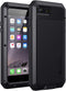 Lanhiem Heavy Duty Shockproof iPhone 7 Plus / 8 Plus Case, Tough Armour Metal Case, Black