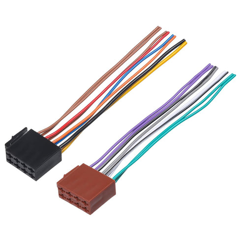Qulkws 8+8 Pin Universal Car Radio Stereo Wiring Harness Car Audio Video Wire