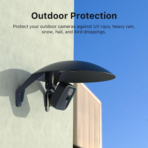 Holicfun Outdoor Security Camera Weather-Resistant Shield Cover, Universally Compatible with Blink, Ring, Wyze