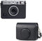 Protective Case for Fujifilm Mini EVO Instant Film Camera, PU Leather Bag with Strap (Black2)
