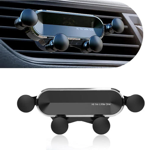 Shakas Car Air Vent Phone Holder, Anti-shaking Anti-slip Adjustable Angle Navigation Bracket, Auto-locking