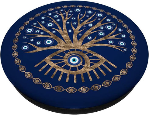 Greek Mati Mataki - Matiasma Evil Eye PopSockets PopGrip: Swappable Grip for Phones & Tablets