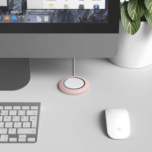 elago Charging Pad Compatible with MagSafe Charger, for iPhone 15/14/13/12 Models, AirPods Pro & AirPods 3, Magnetic