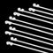 XINGO 100PCS 8 inch Zip Ties with Screw Hole, Heavy Duty Nylon Cable Tie for Indoor & Outdoor