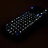 Fosmon Mini Bluetooth Keyboard (QWERTY Keypad), Wireless Portable with Touchpad, Compatible with Apple TV, PS4, PS5