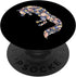 Fox Stylish Funny Natural Fox, PopSockets Swappable PopGrip with Flowers