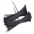 SYD 4 Inch Length, 18lb Small Size Self Locking Nylon Cable Zip Ties - 1000 Piece (Black)