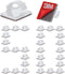 3M Cable Clips Self Adhesive Cord Organizer, Wire Holder Clamp Management for Desk, Car, Wall, 50pcs