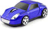 Wireless Sports Car Shape Mouse for Tesla Roadster, Optical Mouse with 2.4GHz USB Receiver, AA Battery Powered (Blue)