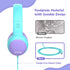 gorsun Kids Headphones - Limited Volume Cat Ear Toddler Headphones, Wired Over Ear for Children