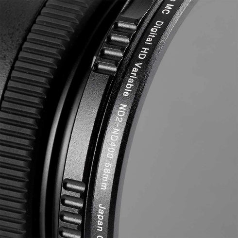 Ultimaxx 46mm ND Filter, 46mm ND2-ND400 Fader Variable Neutral Density Adjustable Optical Glass