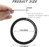 12 Pcs Magnetic Wireless Charging Metal Ring Kit, Ultra Thin Notched & Round Conversion for MagSafe iPhone