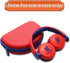 LTGEM Hard Case for JBL JR300BT, JR310BT & Sony MDR-ZX110, ZX110NC, ZX310AP Wireless Headphones - Red