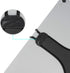 TFY 12.9" Hand Strap Holder Finger Grip with Soft PU, Compatible with iPad Pro and More (Black)