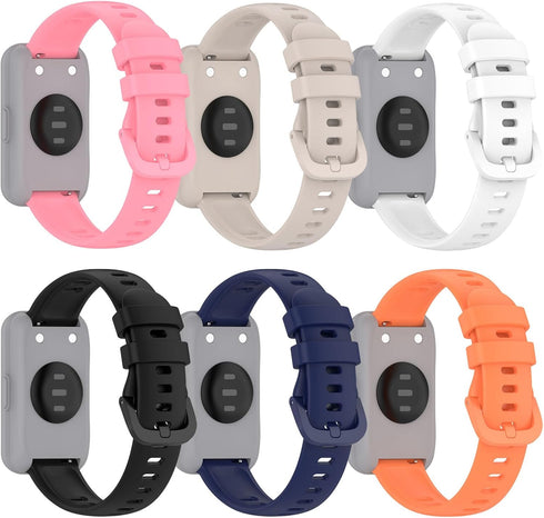 RuenTech Compatible with FITVII HM58 Smart Watch Bands, Adjustable Soft Silicone Wrist Band Replacement