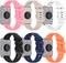 RuenTech Compatible with FITVII HM58 Smart Watch Bands, Adjustable Soft Silicone Wrist Band Replacement