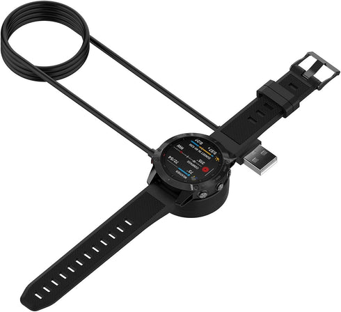 Garmin Watch Charger, Ankky 1m USB Charging Cable Stand - Compatible with Garmin Vivoactive 3 4 4S/Fenix 6/6S/6X
