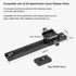 Koolehaoda 240mm Professional Rail Nodal Slide Metal Quick Release Clamp, Dual Dovetail Camera Bracket Mount
