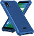 Ailiber AT&T Calypso 3 Case, Heavy Duty Phone Cover with Screen Protector, Shock-Absorbing TPU Bumper - Blue