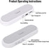 Dpofirs Bone Conduction Sleep Speaker | Advanced Sound Transmission, White Noise, Smart Sleep Timer, Portable