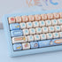 PBT Keycaps 139 Keys Duck Cute Keycap Set, MOA Profile Custom Dye-Sublimation for Cherry Gateron MX Switches
